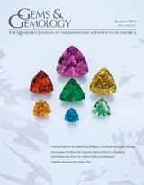 Gems & Gemology, Summer 2013, Vol. 49, No. 2