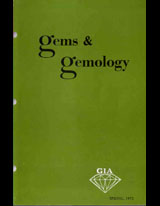 Gems & Gemology, Spring 1972, Vol. 14, No. 1