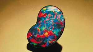 不规则形状黑色蛋白石