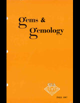 Gems & Gemology, Fall 1967, Vol. 12, No. 7
