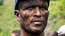 A Colombian independent miner A Colombian independent miner