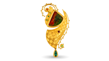 Kabuki Brooch