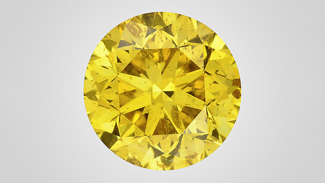 Canary yellow diamond
