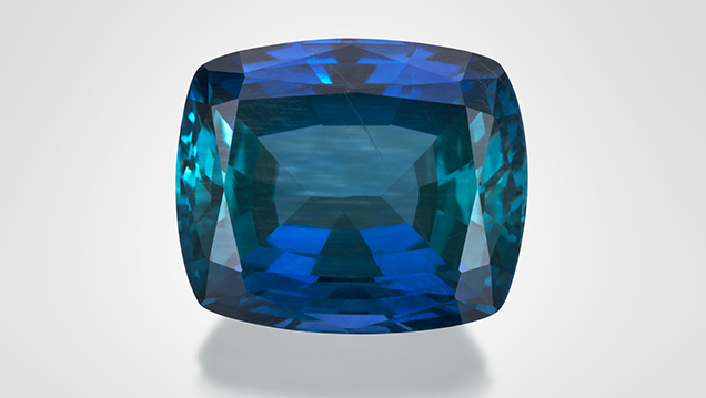 Unheated Tanzanian sapphire.
