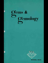 Gems & Gemology, Winter 1968, Vol. 12, No. 12