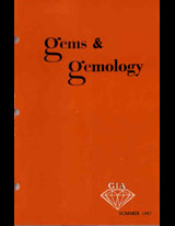 Gems & Gemology, Summer 1967, Vol. 12, No. 6