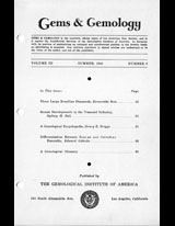 Gems & Gemology, Summer 1939, Vol. 3, No. 6