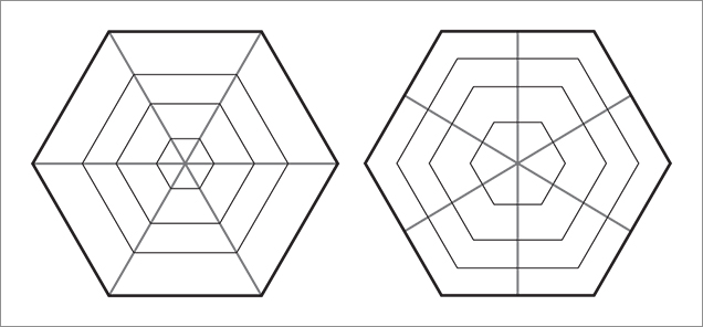 Trapiche and trapiche-type patterns.