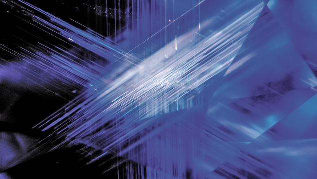 蓝宝石丝状内含物