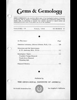 Gems & Gemology, Fall 1944, Vol. 4, No. 10