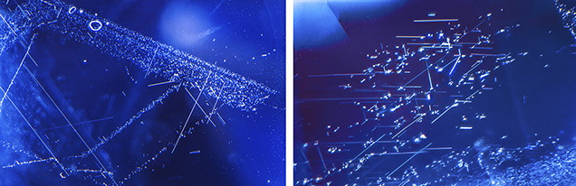 Rarely encountered “silk” inclusions in Yogo sapphire