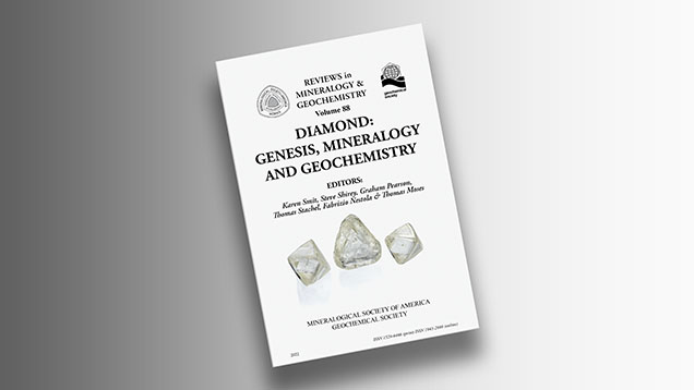 Diamond: Genesis, Mineralogy and Geochemistry, Volume 88 in the Reviews in Mineralogy and Geochemistry series, received this year’s Mary B. Ansari Best Geoscience Research Resource Award.