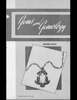 Gems & Gemology, Winter 1949, Vol. 6, No. 8