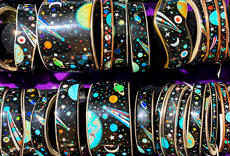 Bangles from David R. Freeland Jr. Designs.