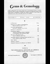 Gems & Gemology, Fall 1945, Vol. 5, No. 3