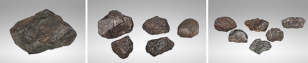 Carbonado samples from Central African Republic and Brazil