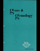Gems & Gemology, Winter 1975, Vol. 15, No. 4