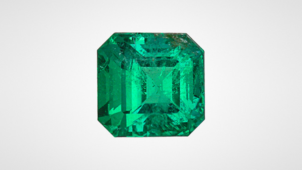 Step-cut emerald in case study 3