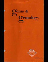 Gems & Gemology, Summer 1971, Vol. 13, No. 10