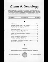 Gems & Gemology, Summer 1939, Vol. 3, No. 2