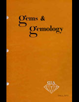 Gems & Gemology, Fall 1971, Vol. 13, No. 11