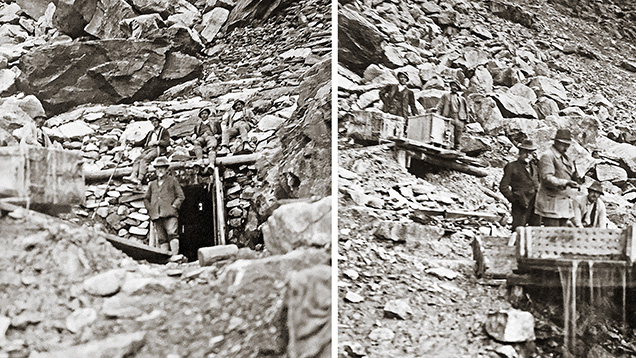 Habachtal emerald mine in the second half of the 1930s