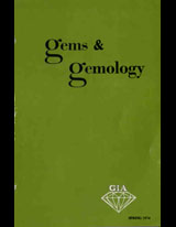Gems & Gemology, Spring 1974, Vol. 14, No. 9