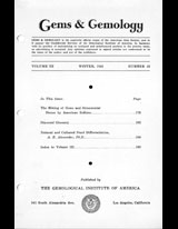 Gems & Gemology, Winter 1941, Vol. 3, No. 12