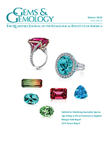 Gems & Gemology, Spring 2019, Vol. 55, No. 1