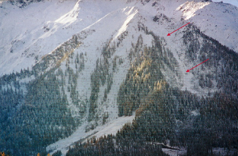 The former mining area of Gamskogel, Austria