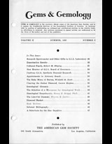 Gems & Gemology, Spring 1934, Vol. 2, No. 2