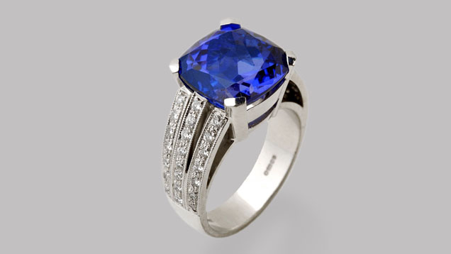 タンザナイトリング