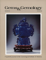 Gems & Gemology, Winter 1981, Vol. 17, No. 4