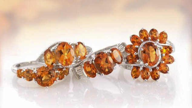 Colored gemstone jewelry by Vaibhav