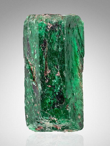 82 ct Habachtal emerald mined in the nineteenth century
