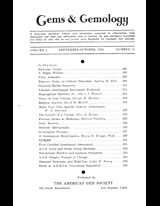 Gems & Gemology, Fall 1935, Vol. 1, No. 11