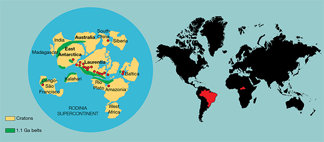 Separation of Congo–São Francisco island in southwest Rodinia into two cratonic blocks
