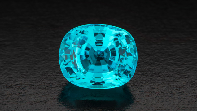 A 29.34 ct Paraíba tourmaline from Mozambique