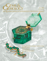Gems & Gemology,  Fall 2013, Vol. 49, No. 3