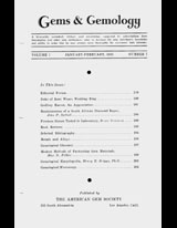 Gems & Gemology, Winter 1935, Vol. 1, No. 7