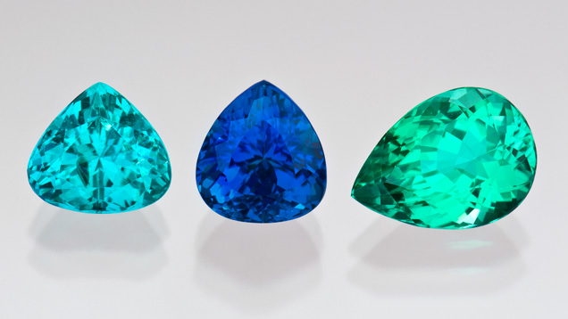 Brazilian Paraíba tourmalines with exceptional color