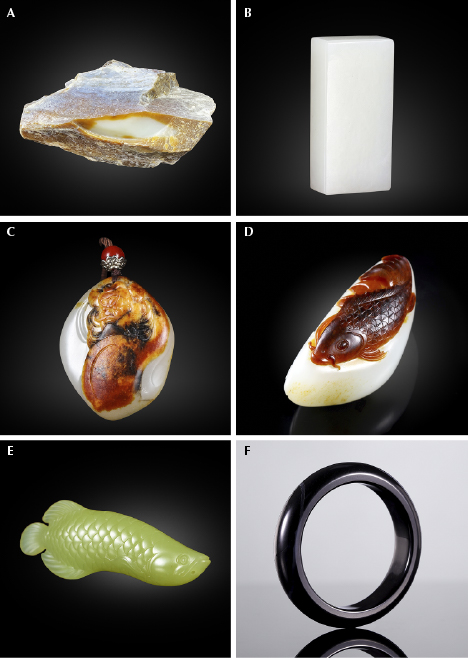 Nephrites from different localities of Xinjiang