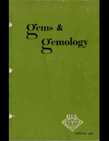 Gems & Gemology, Spring 1968, Vol. 12, No. 9