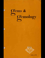 Gems & Gemology, Fall 1972, Vol. 14, No. 3