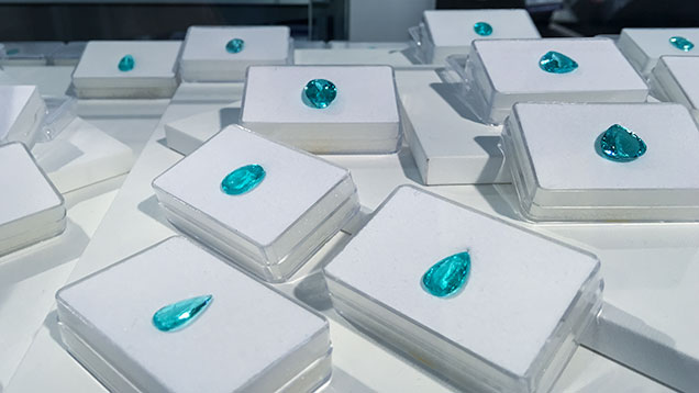 Paraíba tourmaline was a best seller