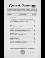 Gems & Gemology, Summer 1934, Vol. 1, No. 3