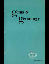 Gems & Gemology, Winter 1970, Vol. 13, No. 8