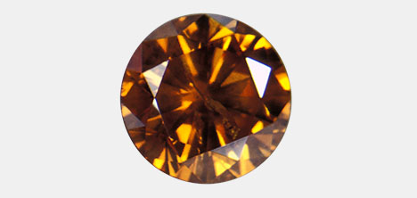 Transparent round brilliant weighing 0.50 ct.