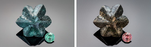 Alexandrite mineral specimen from Malysheva, Russia