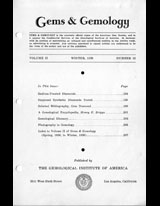 Gems & Gemology, Winter 1938, Vol. 2, No. 12